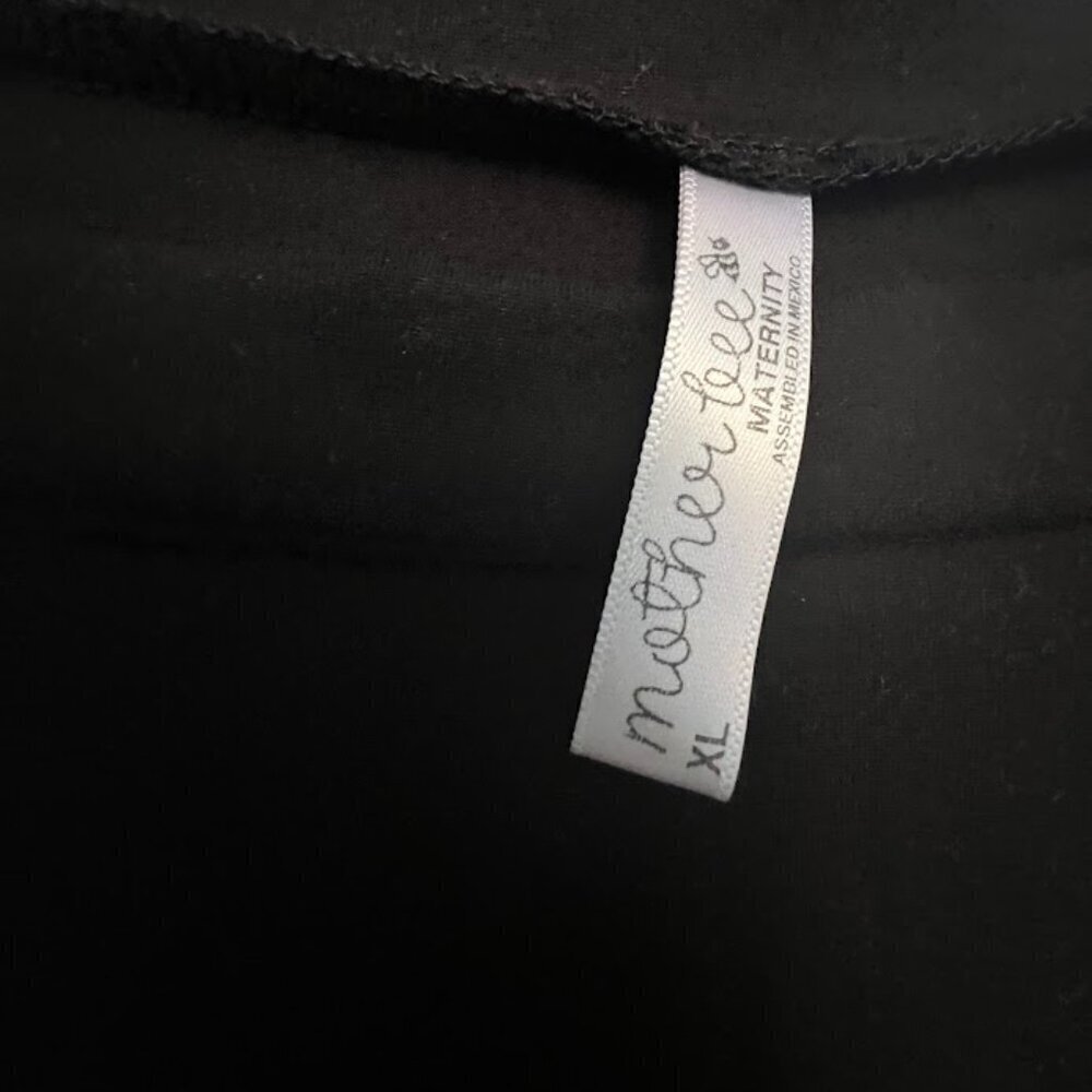 Motherbee Maternity ss Black Shirt Size XL - Picture 6 of 6